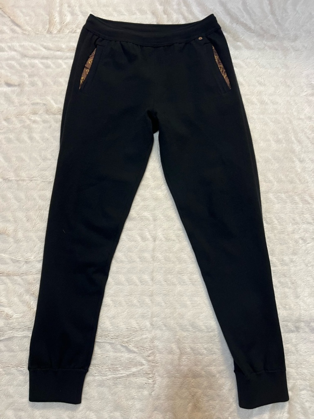 Louis Vuitton Black Cashmere Joggers